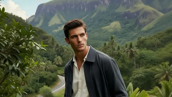 wajah tampan dengan perawatan pria di rumah kecantikan men's grooming